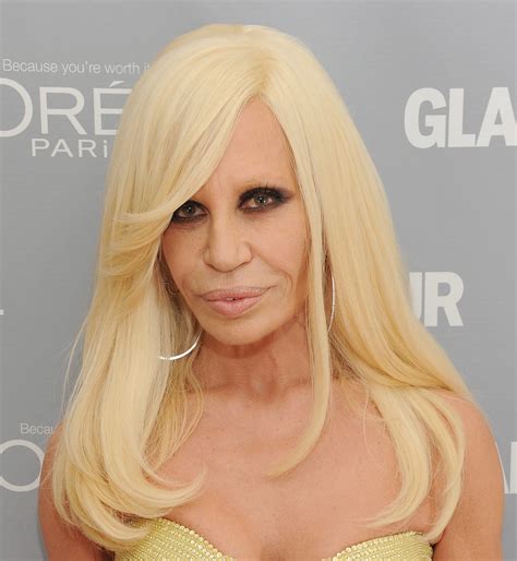 donatella Versace hairstyles